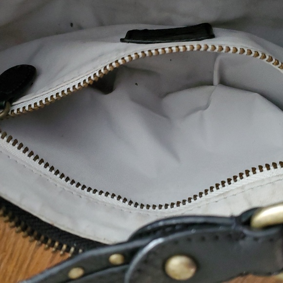 Cole Haan purse black stud leather Harley Davidson - Picture 12 of 17